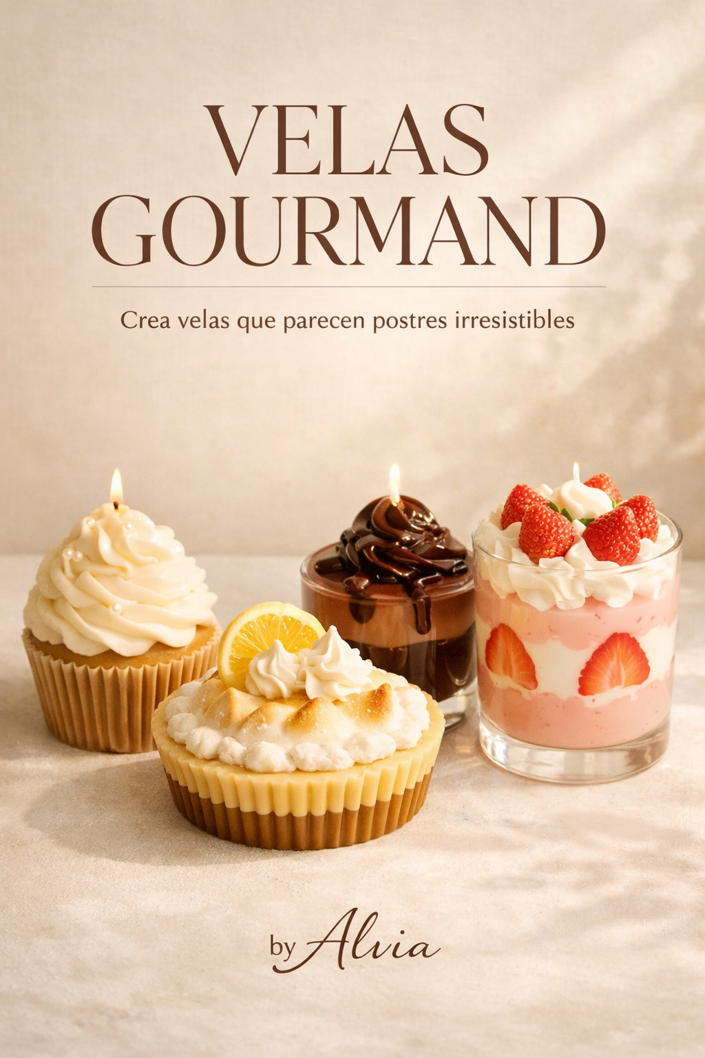 Velas Gourmand - Estilo postre 🧁